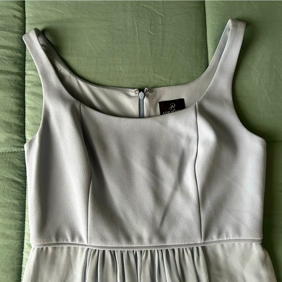 Adrianna Papell Women’s Chiffon Maxi Formal Evening Gown Dress Blue Sz 6 NWOT - Picture 9 of 9